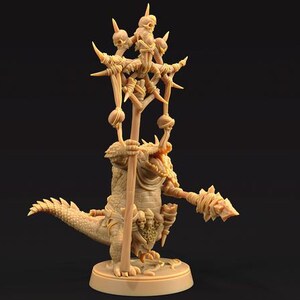 ダンジョンズ＆ドラゴンズ用 マイア・ブルート・コマンド・グループ リザードフォーク ゲイターフォーク Dnd ミニ DM ウォーゲーミング ドラゴントラッパーズロッジ 32 mm スケール 画像 7