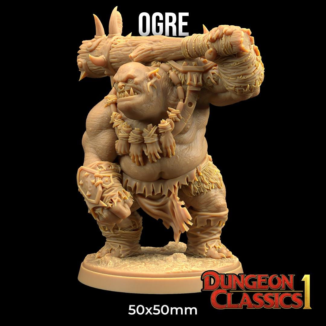 Ogre Dungeon Classics Monster | the Dragon Trappers Lodge | 32mm Scale ...