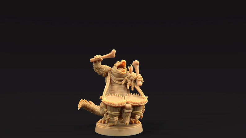 ダンジョンズ＆ドラゴンズ用 マイア・ブルート・コマンド・グループ リザードフォーク ゲイターフォーク Dnd ミニ DM ウォーゲーミング ドラゴントラッパーズロッジ 32 mm スケール 画像 9