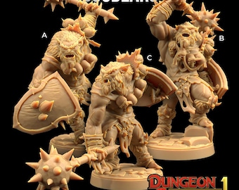 Bugbear Dungeon Classic Monsters / The Dragon Trappers Lodge / Escala de 32 mm / Miniatura TTRPG Mini DnD Dungeons Dragons Wargame