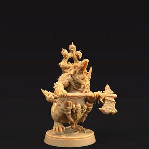 ダンジョンズ＆ドラゴンズ用 マイア・ブルート・コマンド・グループ リザードフォーク ゲイターフォーク Dnd ミニ DM ウォーゲーミング ドラゴントラッパーズロッジ 32 mm スケール 画像 5