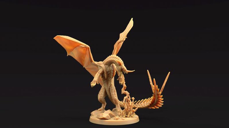 Young Blue Dragon Dnd Mini for Dungeons and Dragons Gift for DM ...