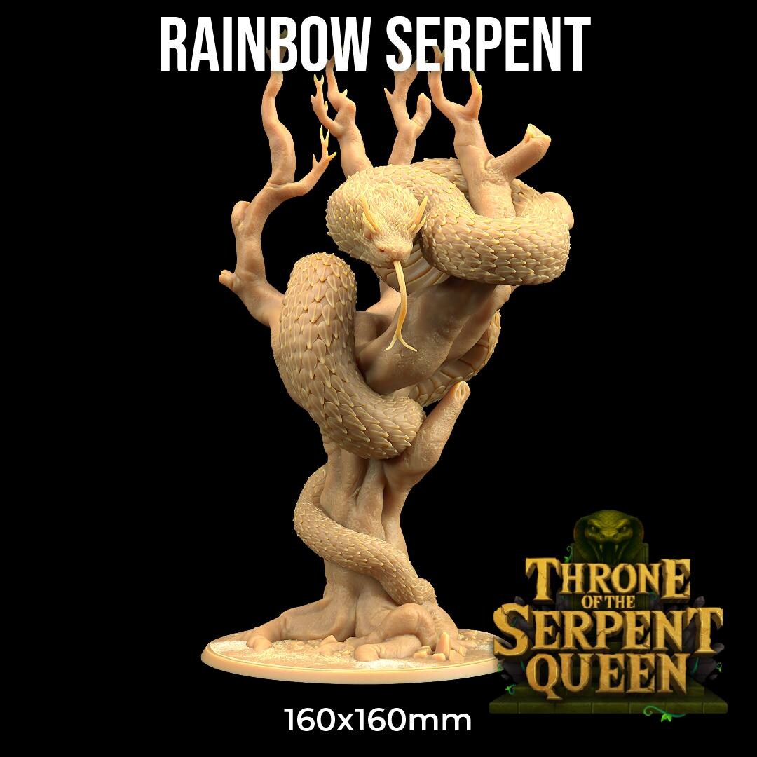 Rainbow Serpent Throne of the Serpent Queen | the Dragon Trappers Lodge ...