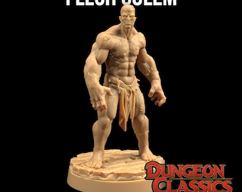 Flesh Golem DnD Mini Dungeon Classics | The Dragon Trappers Lodge | 32mm Scale | Miniature TTRPG Mini DnD Dungeons Dragons Wargame