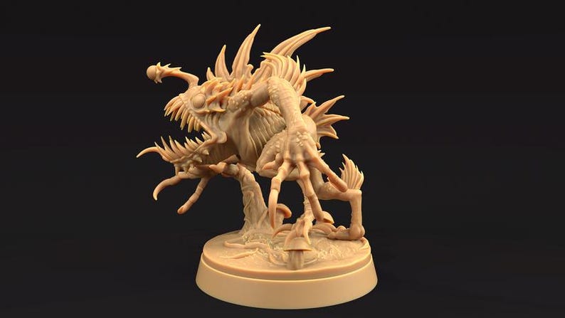 Flesh Rippers Fish Monster Dnd Mini for Dungeons and Dragons Miniature ...
