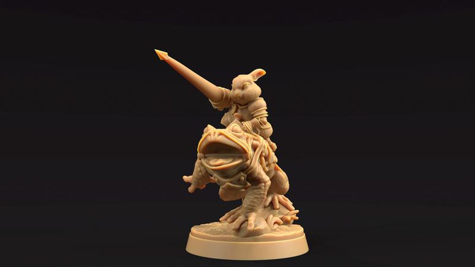 Bunny Fighter Toad Mount Rabbit Frog Rider | the Dragon Trappers Lodge ...