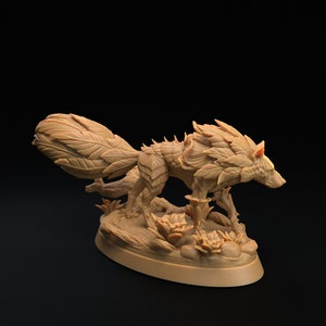 Wolfthorn Wolf Pack Plant Blossom | The Dragon Trappers Lodge | 32mm Scale | Miniature RPG Tabletop Mini Resin DnD Dungeons and Dragons