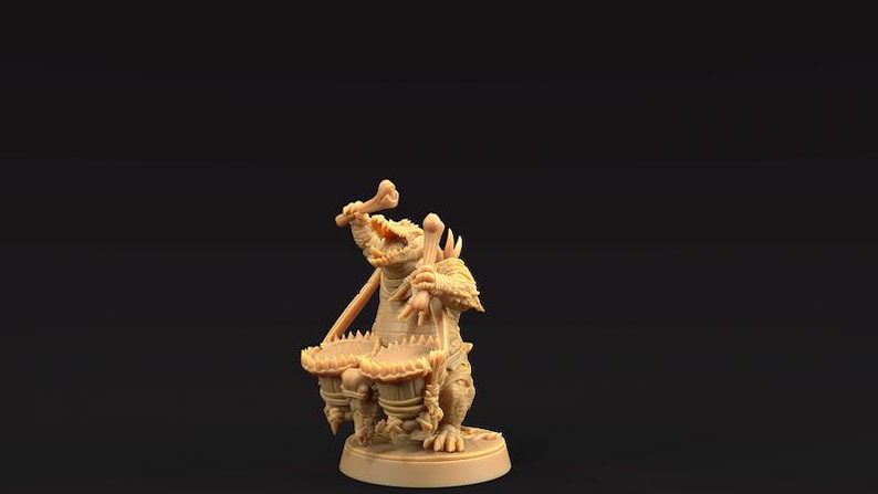 ダンジョンズ＆ドラゴンズ用 マイア・ブルート・コマンド・グループ リザードフォーク ゲイターフォーク Dnd ミニ DM ウォーゲーミング ドラゴントラッパーズロッジ 32 mm スケール 画像 8