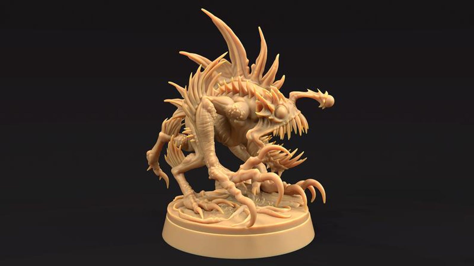Flesh Rippers Fish Monster Dnd Mini for Dungeons and Dragons Miniature ...