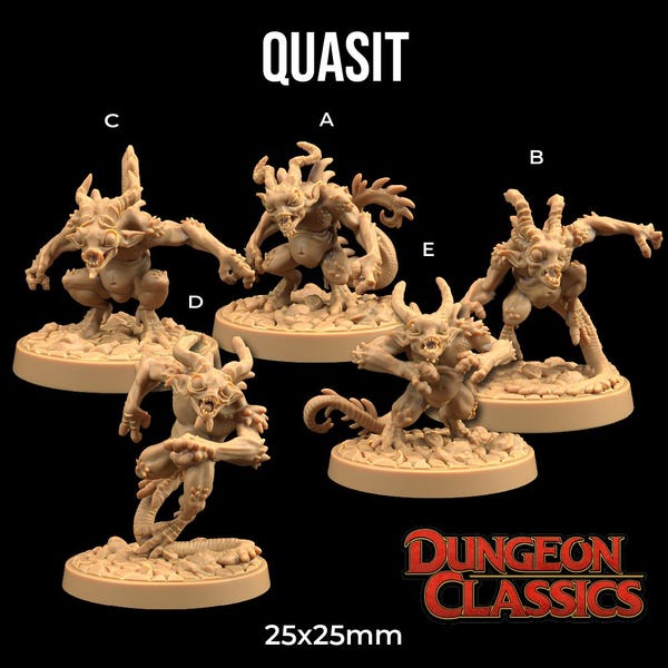 Quasit DnD Mini Dungeon Classic | The Dragon Trappers Lodge | 32mm Scale | Miniature TTRPG Mini DnD Dungeons and Dragons Wargame