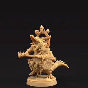 ダンジョンズ＆ドラゴンズ用 マイア・ブルート・コマンド・グループ リザードフォーク ゲイターフォーク Dnd ミニ DM ウォーゲーミング ドラゴントラッパーズロッジ 32 mm スケール 画像 4