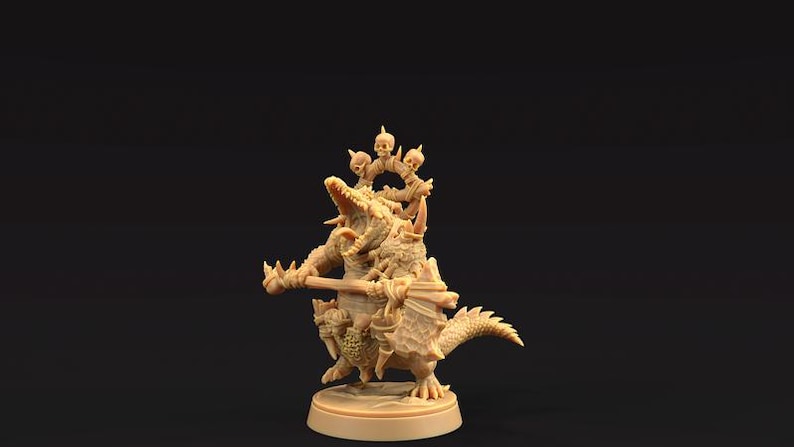 ダンジョンズ＆ドラゴンズ用 マイア・ブルート・コマンド・グループ リザードフォーク ゲイターフォーク Dnd ミニ DM ウォーゲーミング ドラゴントラッパーズロッジ 32 mm スケール 画像 4