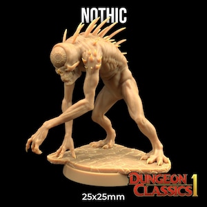 Nothic Dungeon Classics Monster | The Dragon Trappers Lodge | 32mm Scale | Miniature TTRPG Mini DnD Dungeons Dragons Wargame
