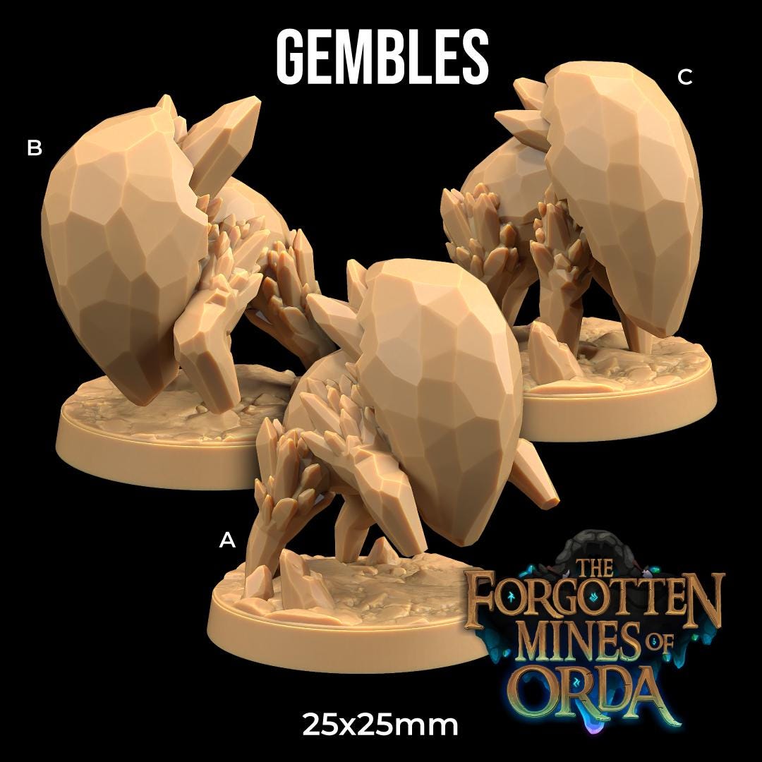 Gemble Dnd Mini Forgotten Mines of Orda Dragon Trappers Lodge | 32mm ...