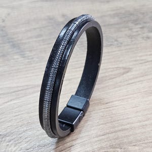 Braided Leather Bracelet Men, Genuine Leather Mens Bracelet, Gift for Him, Birthday Gift, Mens Leather Jewelry
