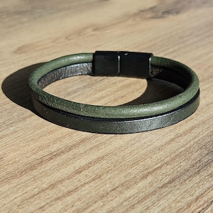 Braided Leather Bracelet Men, Genuine Leather Mens Bracelet, Gift for Him, Birthday Gift, Mens Leather Jewelry
