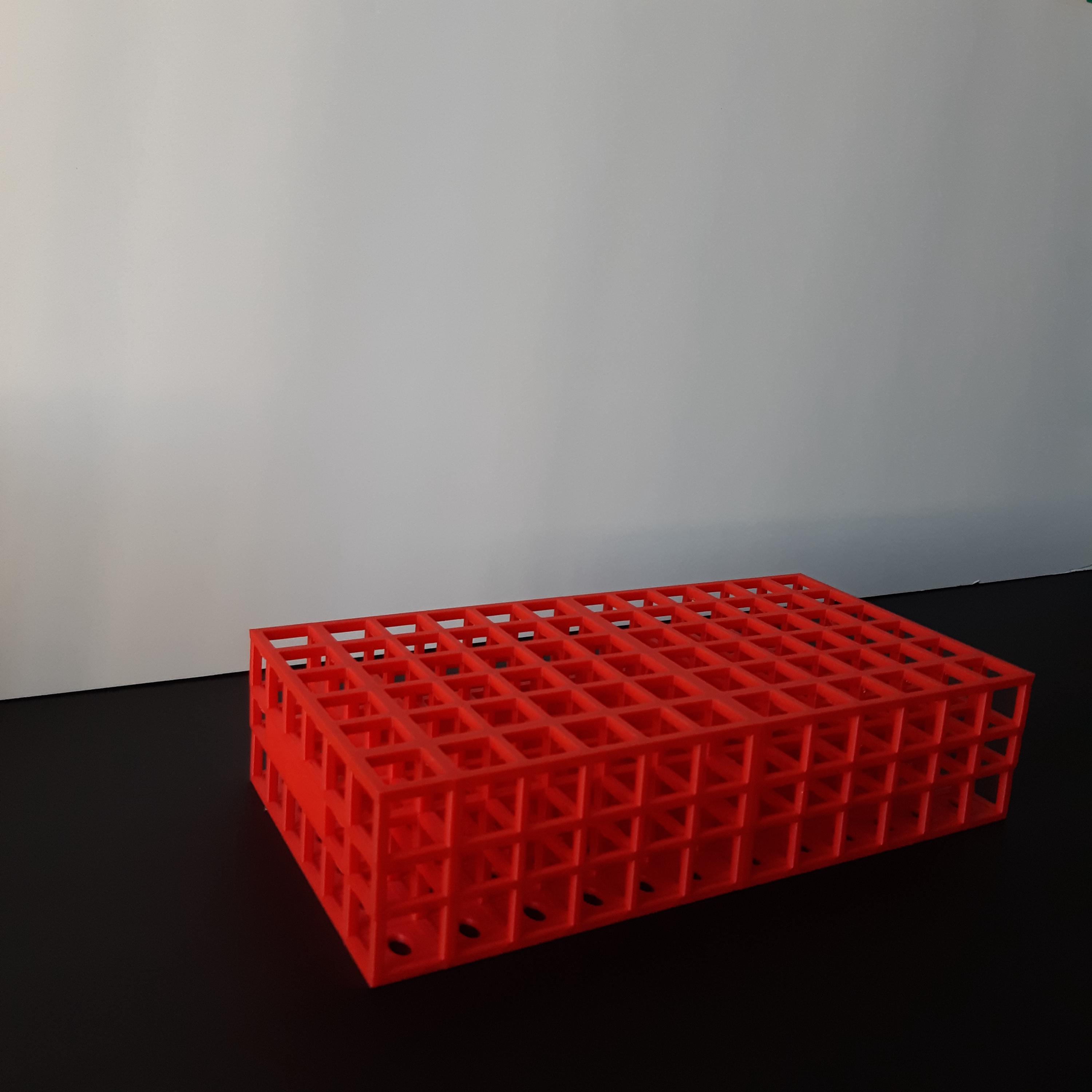 3D Printed Test Tube Rack: Science Lab Organizer, Holds 72 Tubes - Etsy