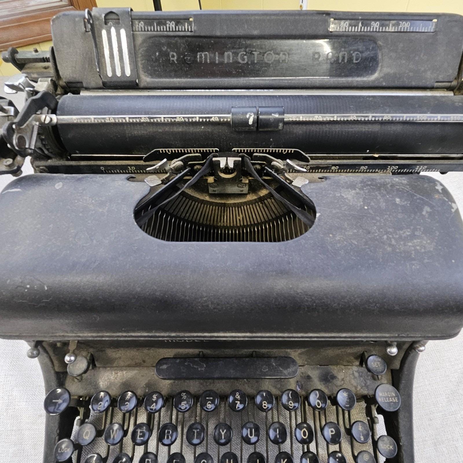 Vintage Remington Rand Model Seventeen Typewriter Black Works - Etsy