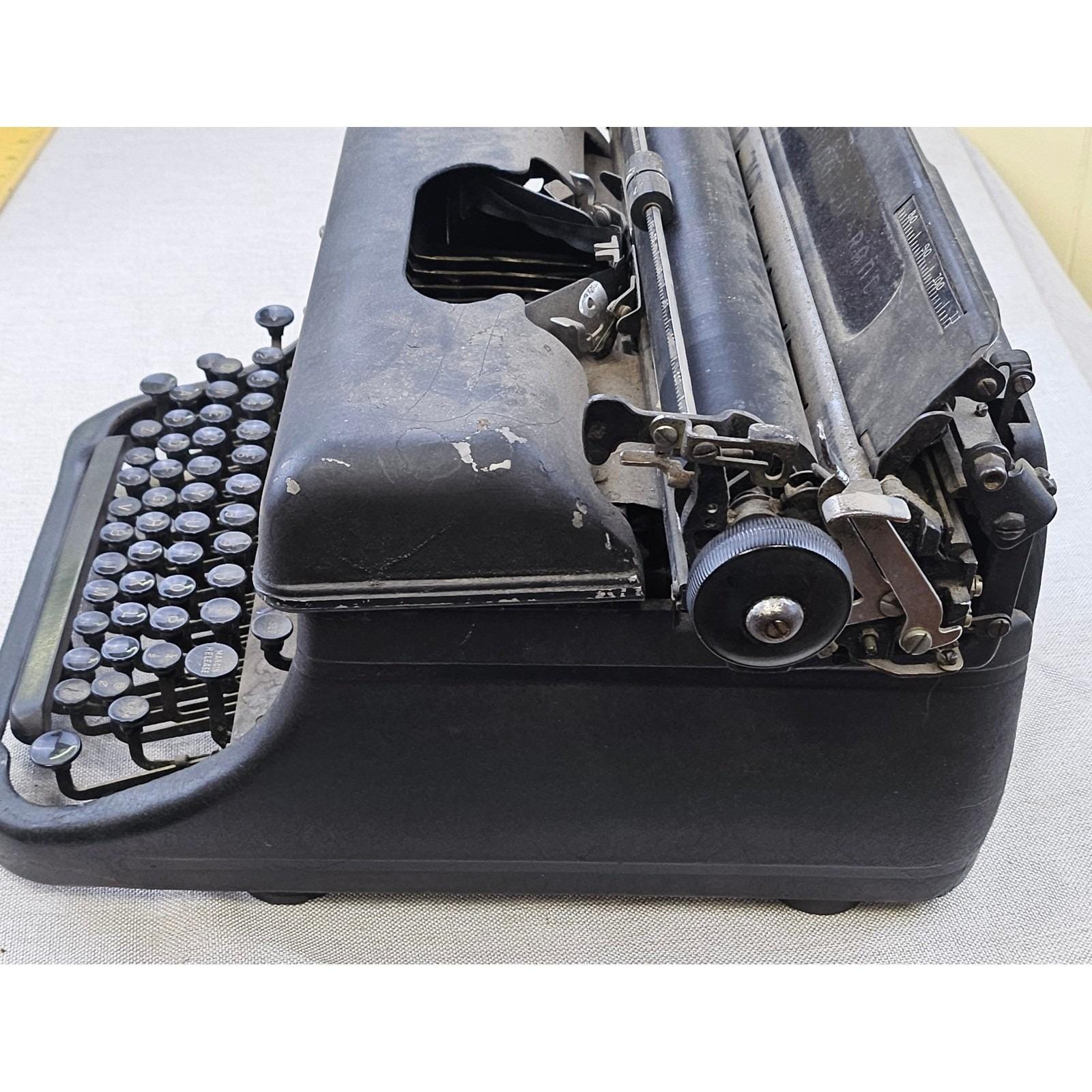 Vintage Remington Rand Model Seventeen Typewriter Black Works - Etsy