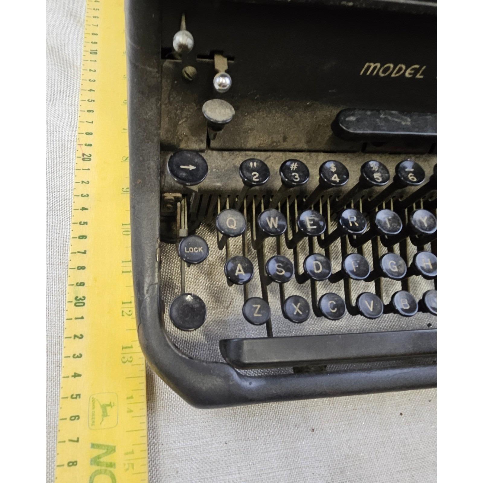 Vintage Remington Rand Model Seventeen Typewriter Black Works - Etsy