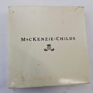 MacKenzie-Childs Set of 4 Collage Patchwork Cork Back Coasters Pink Polka Dot image 10