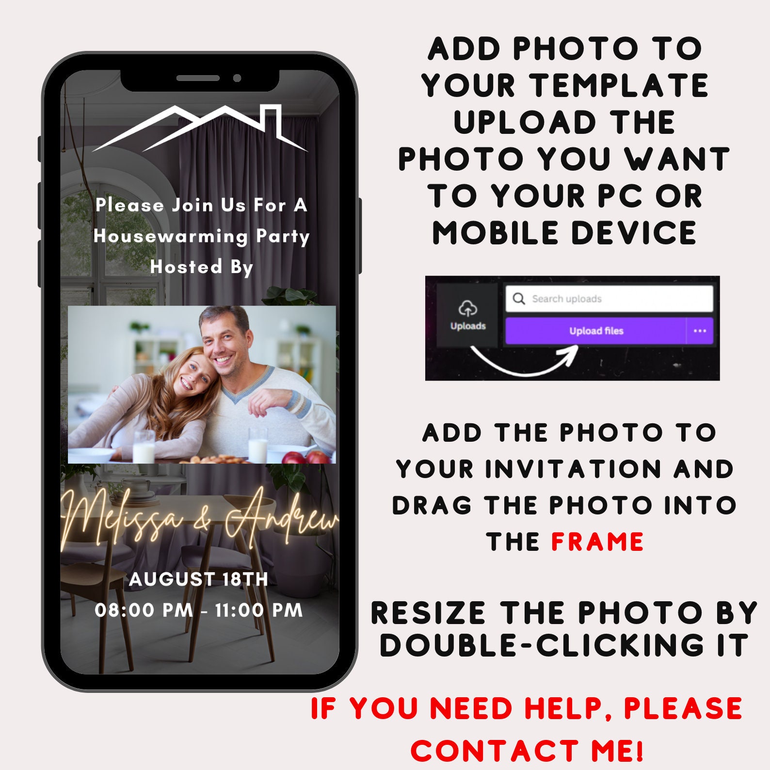 Editable Housewarming Party Video Invitation, Animated New Home ...