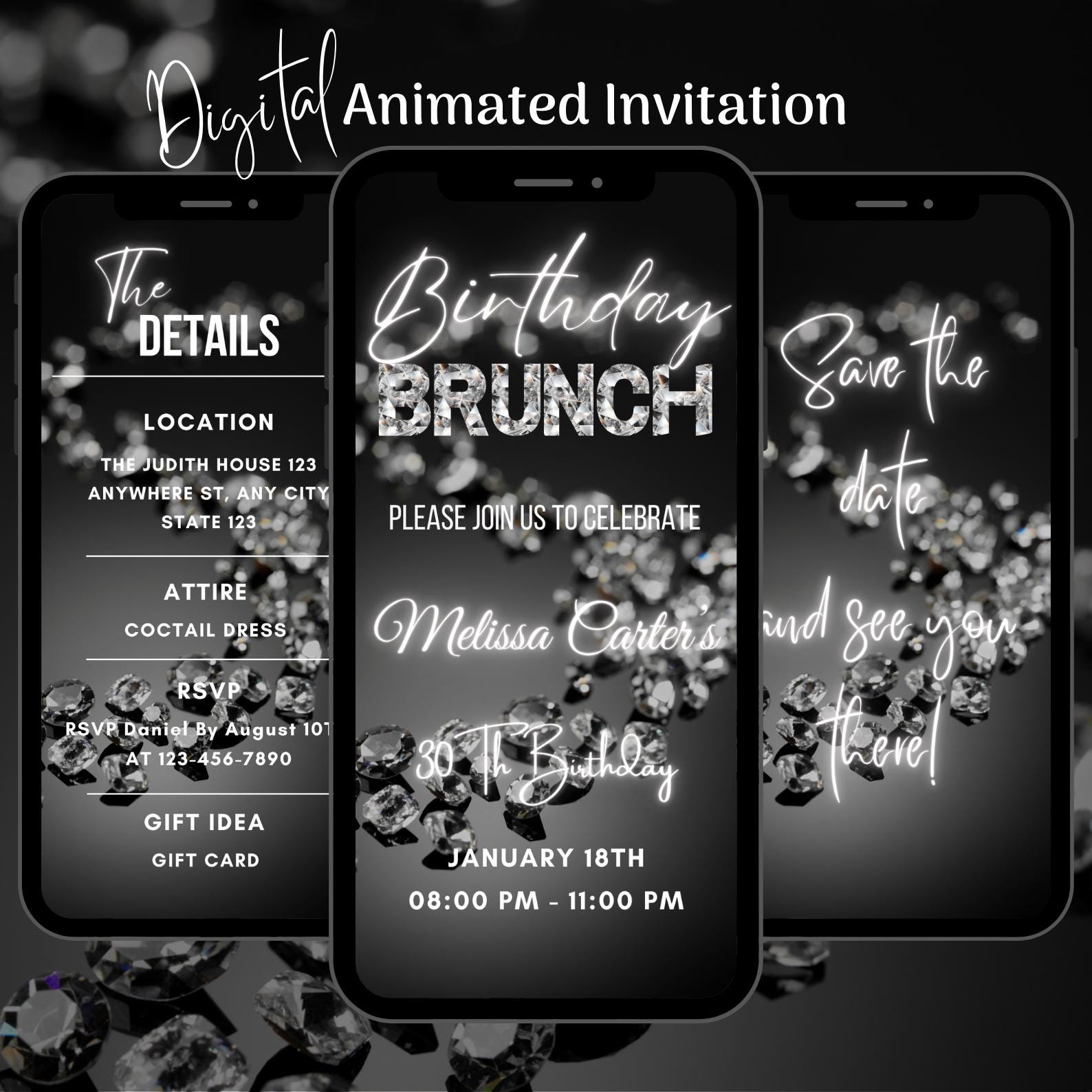 Birthday Invitation With Dress Code - Etsy Birthday Invitation With Dress Code - Etsy