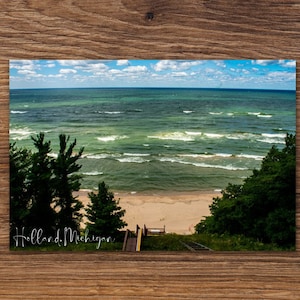 Lake Michigan Postcard