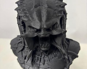 Busto de depredador impreso en 3D