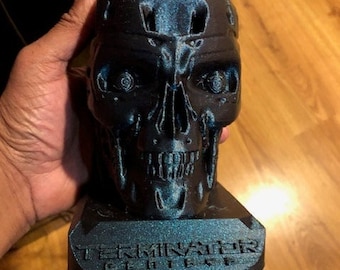 Busto de Terminator impreso en 3D (liso)