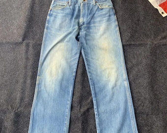 Vintage 60s Wrangler Blue Denim Jeans - Made in USA - Scovill Zip. Size 32