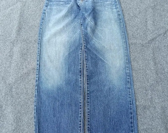 Vintage Wrangler Red Line Selvedge Jeans Authentic Western Wear Made in Japan Denim Faded.