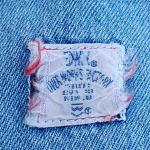Edwin Over Works Factory Lot 4029 denim timmerman overall. Maat 33 afbeelding 7