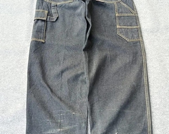 Y2K FUBU Baggy Carpenter Jeans Hip Hop Streetwear. Size 32.
