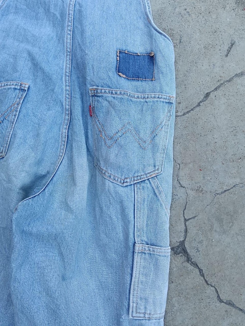 Edwin Over Works Factory Lot 4029 denim timmerman overall. Maat 33 afbeelding 11