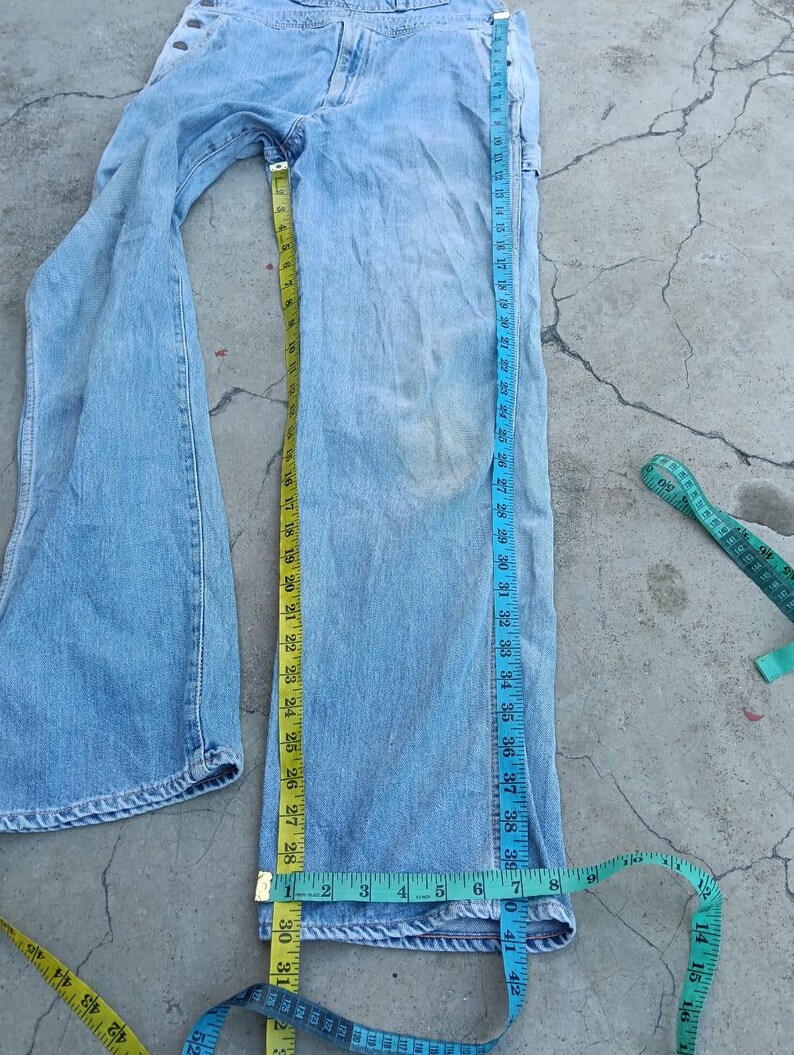 Edwin Over Works Factory Lot 4029 denim timmerman overall. Maat 33 afbeelding 10
