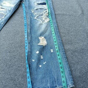 Pantalones vaqueros TTU Exhibitionist muy desgastados y rotos. imagen 11