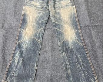 Vintage Edwin 503 Blue Trip With whiskered Vintage Look.