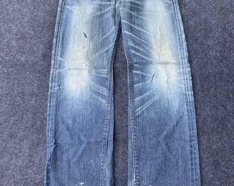 Edwin exclusive vintage faded & dirty painters. Size 32.