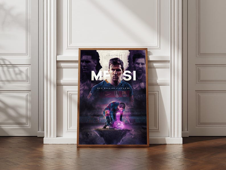 Lm10 Messi Lionel Messi Poster, LM10 Fan Art, Barcelona Football Minimalist ...