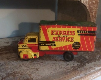 Antique Toy Truck Etsy