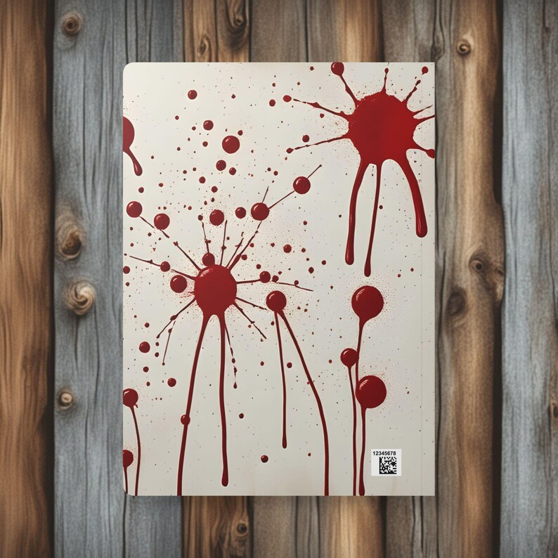 Horror Themed Softcover Journal Perfect for Campers, Horror Fans