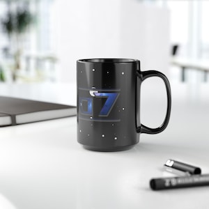 o7 Space Gamer Mug, Galaxy Pilot Salute Cup, Citizens Salute Gift, Space Sim Coffee Mug