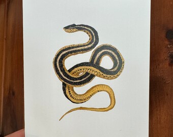 Gartner Snake Greeting Card