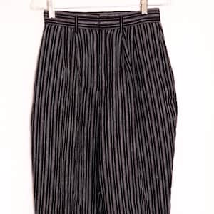 80s Striped Trousers - Etsy