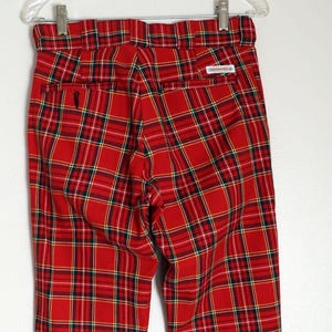 70's Red Plaid Suit Pants, Trousers Vintage Men's Size 28 WAIST, 1970's  Tartan Golf Pants 1960's, 1980's - Etsy