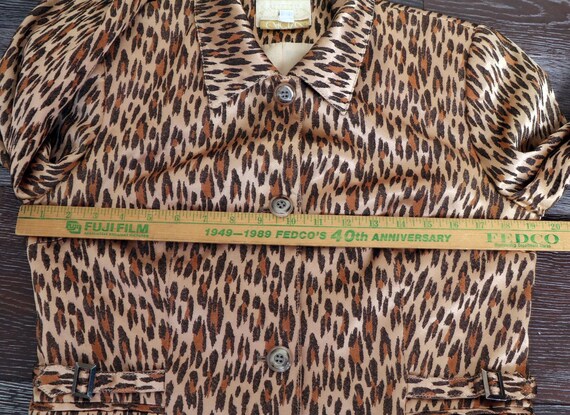 Alberto Makali Cache Leopard Print Coat Vintage, … - image 6