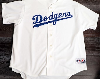 Vintage Dodgers Jersey Shirt by Majestic Authentic Baseball