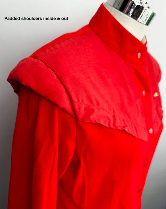 70's Red NEW WAVE Style Ellesse Jacket, Vintage 1… - image 6