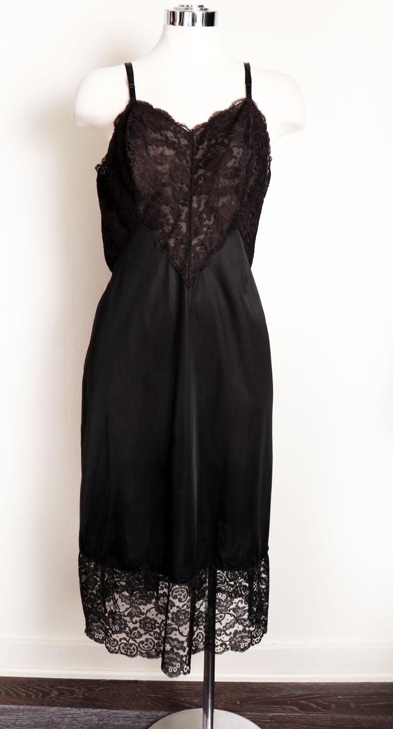 50s Black Lace Dress - Etsy